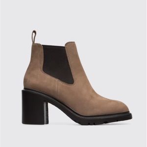 Camper Gray Whitnee ankle suede boots